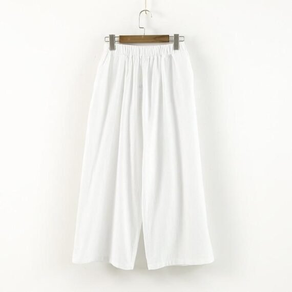 3/4 Length Cotton Linen Pants  | Zen - Image 2