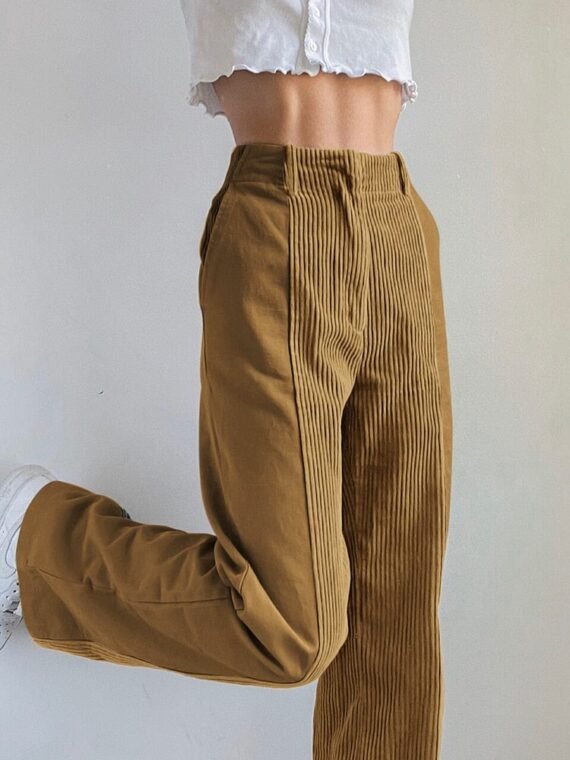 Baggy Hight waist Corduroy Pants - Image 8