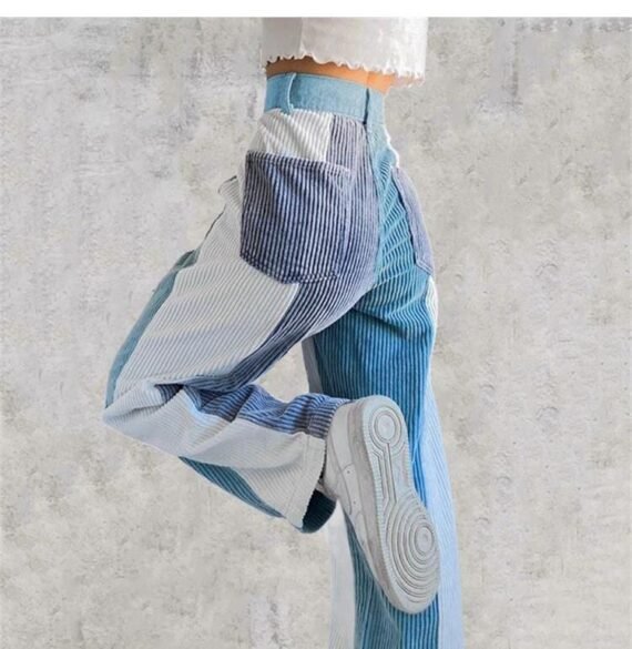 Baggy Hight waist Corduroy Pants - Image 2