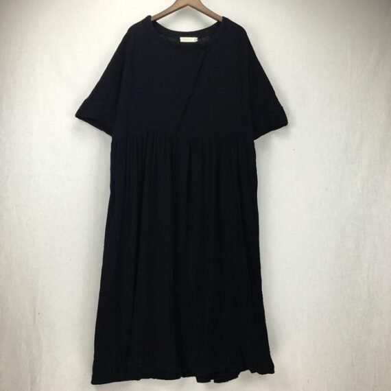 Zen Sunday Plus Size Cotton Linen Dress  | Zen - Image 2