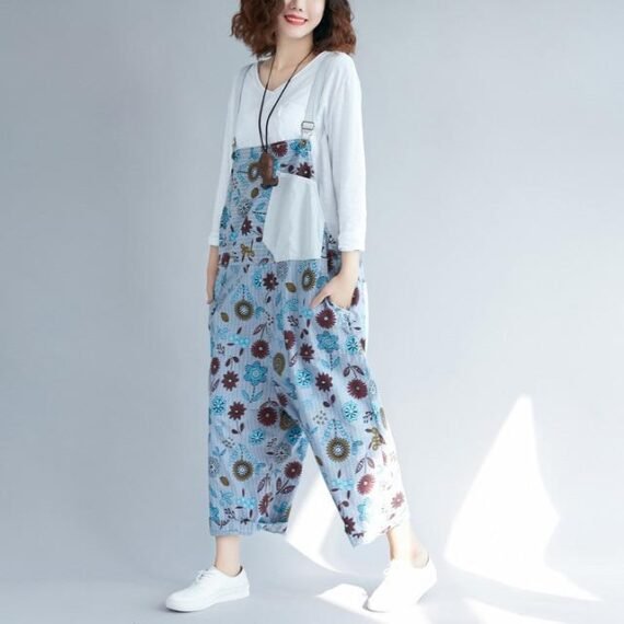 Hippie Dippie Floral Patchwork Overall - Image 4