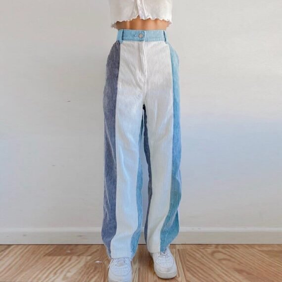 Baggy Hight waist Corduroy Pants - Image 3