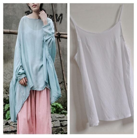 Flowy Long Batwing Sleeve Shirt | Lotus - Image 7