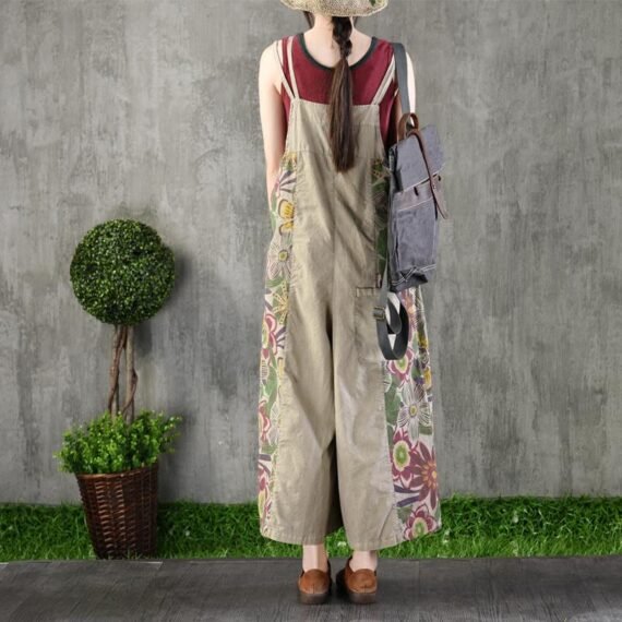 Campagna Wide Leg Floral Overall - Image 5