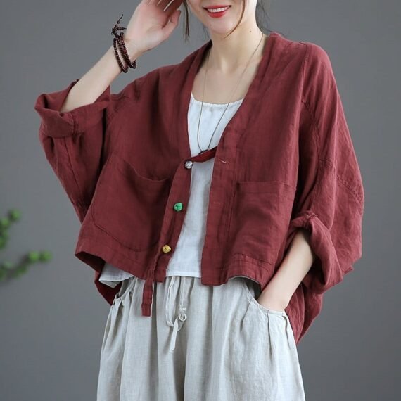 Oversized Button Down Cardigan - Image 3