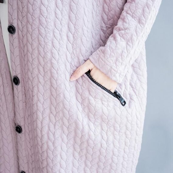 Vintage Pink Long Cardigan - Image 7