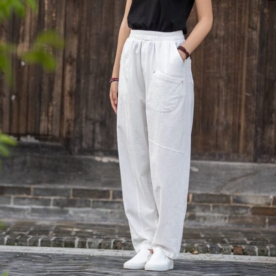 Casual Zen Cotton Linen Pants  | Zen - Image 3
