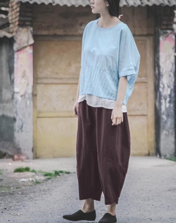Casual Zen Linen Pants | Lotus - Image 7