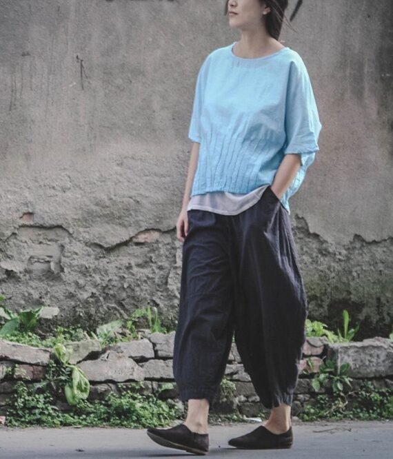 Casual Zen Linen Pants | Lotus - Image 2
