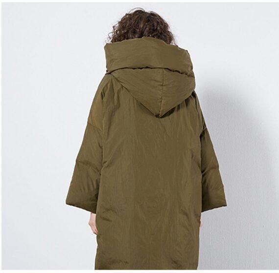 Mia Long Hooded Puffer Coat - Image 11