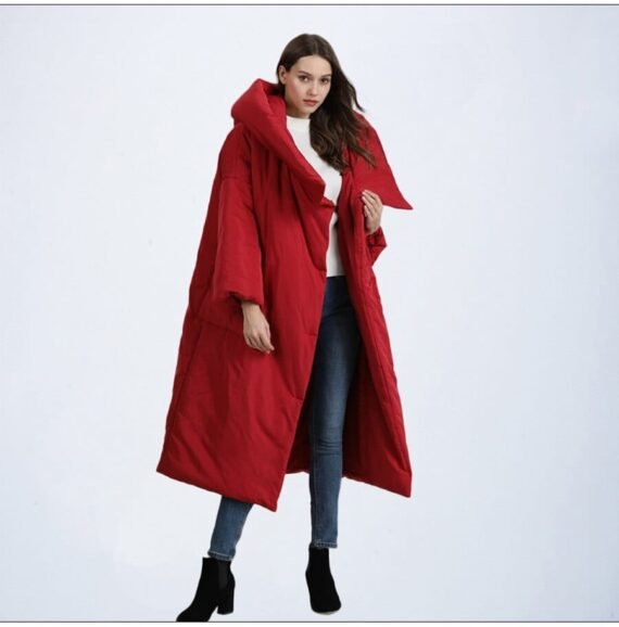 Mia Long Hooded Puffer Coat - Image 16