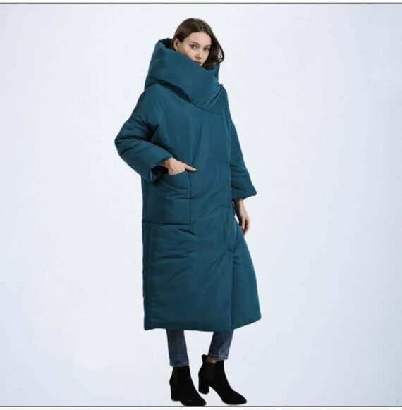 Mia Long Hooded Puffer Coat - Image 17