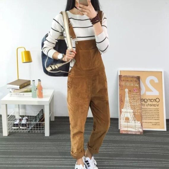 Corduroy 90s Overalls - Image 2