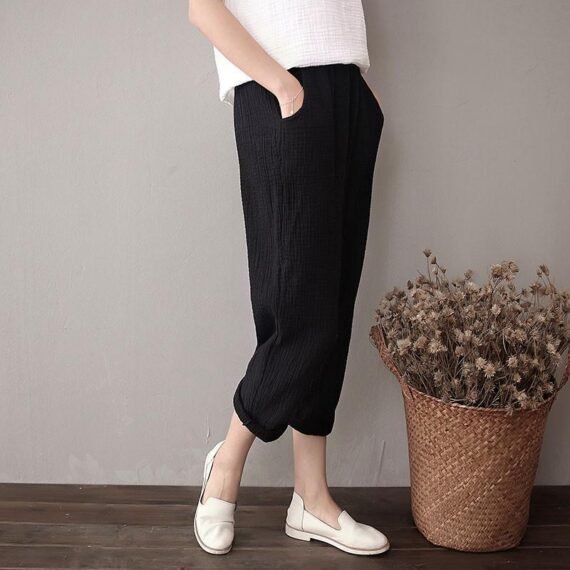 Cotton And Linen Pants | Zen - Image 14