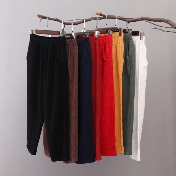 Cotton And Linen Pants | Zen - Image 9