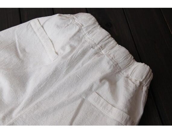 Cotton & Linen Pleated Pants | Zen - Image 5