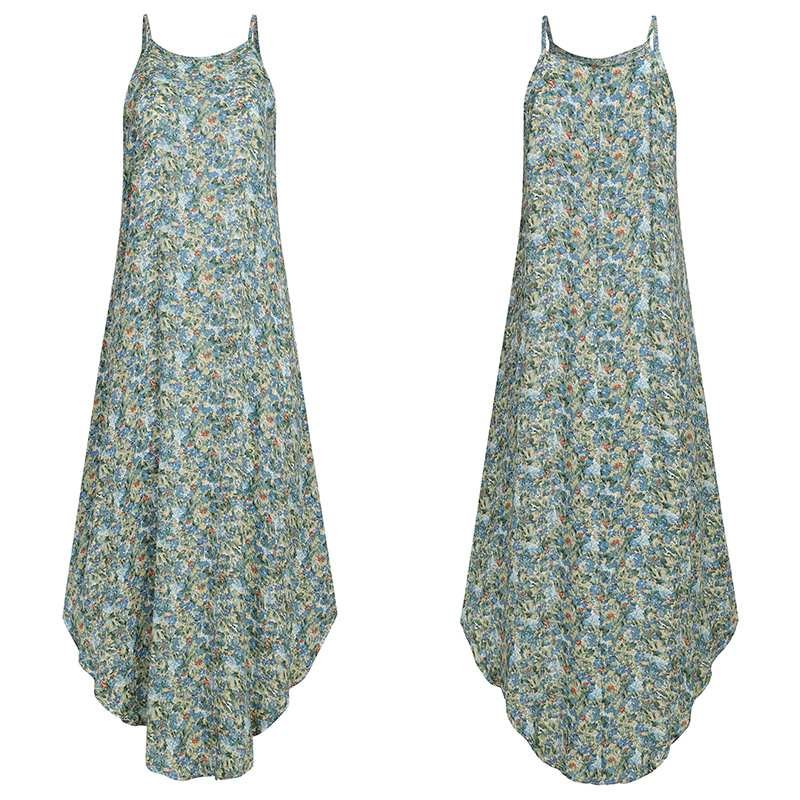 Boho Floral Print Plus Size Sundress - Image 7