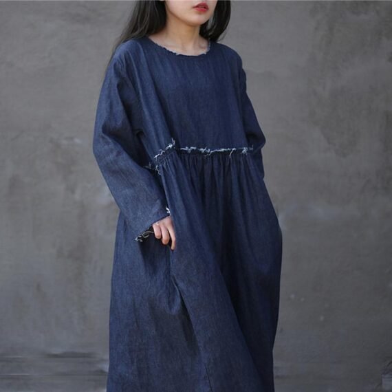 Casual Loose Denim Dress | Zen - Image 2