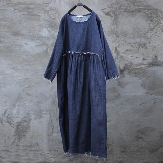 Casual Loose Denim Dress | Zen - Image 5