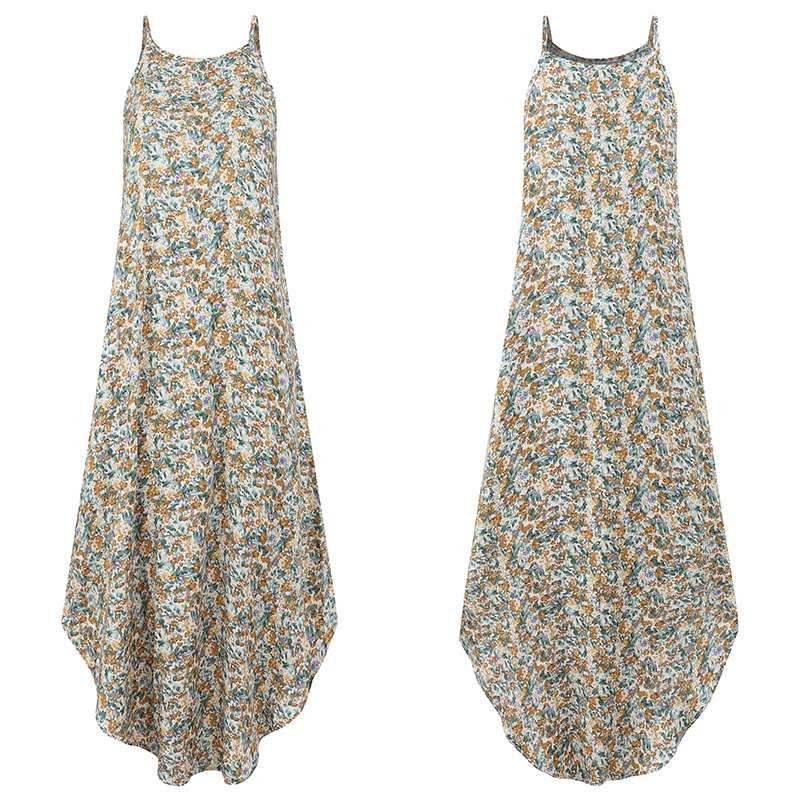 Boho Floral Print Plus Size Sundress - Image 6