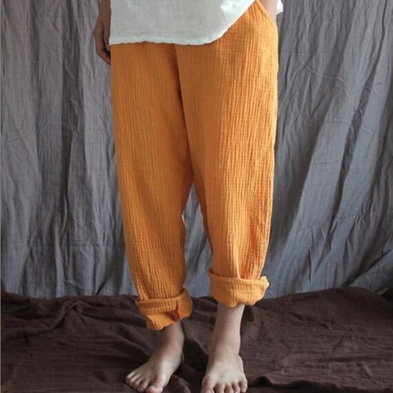 Cotton And Linen Pants | Zen - Image 5