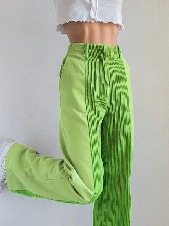 Baggy Hight waist Corduroy Pants - Image 9