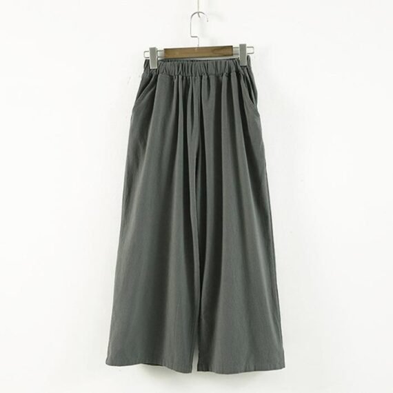 3/4 Length Cotton Linen Pants  | Zen - Image 4