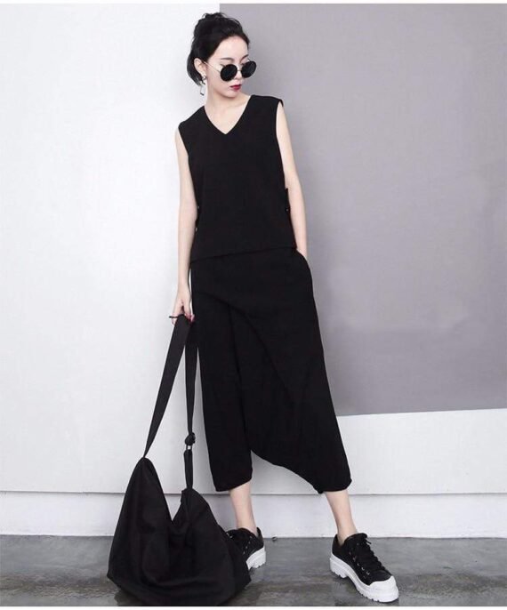 Kpop Fashion Black Harem Pants | Millennials - Image 5