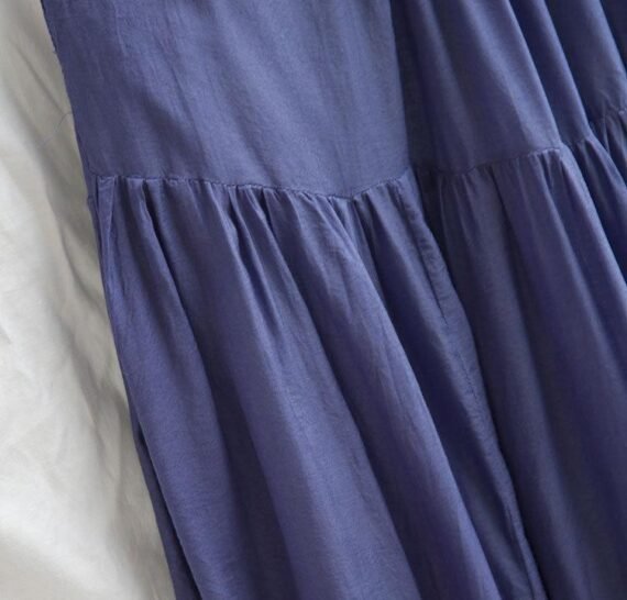 Pure Color Pleated Flowy Harem Pants | Lotus - Image 7