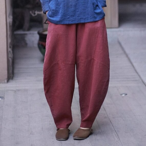 Boyfriend Cotton Linen Pants  | Zen - Image 7