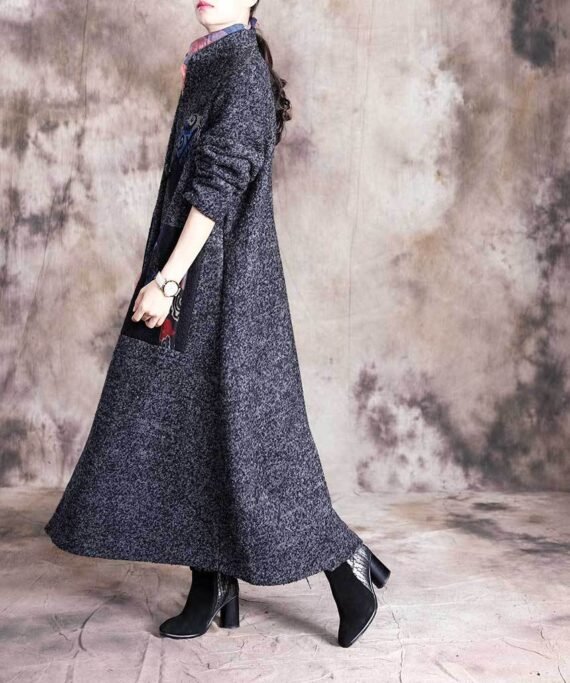 Vintage Patchwork Wool Coat | Nirvana - Image 2