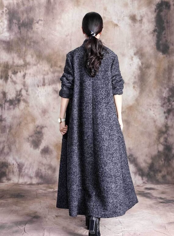 Vintage Patchwork Wool Coat | Nirvana - Image 5