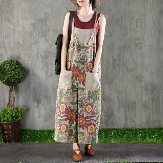 Campagna Wide Leg Floral Overall - Image 2