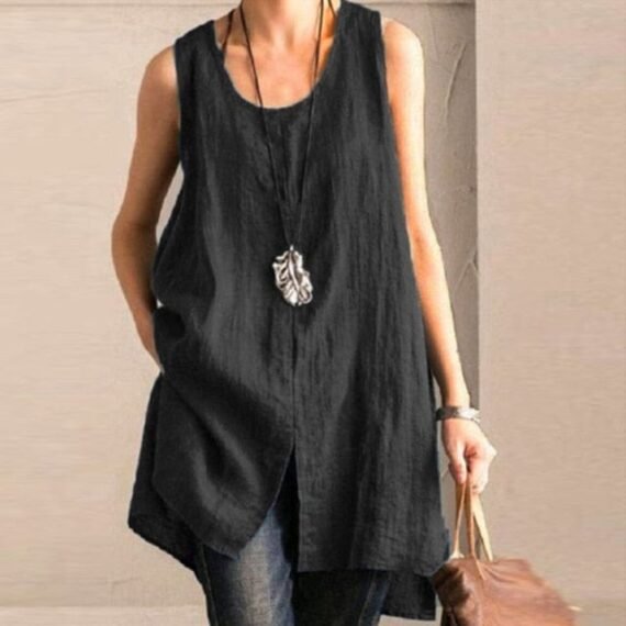 Oversized Basic Tank Top - Image 2