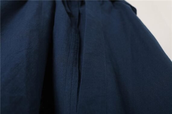 Long Hooded Linen Cloak - Image 11