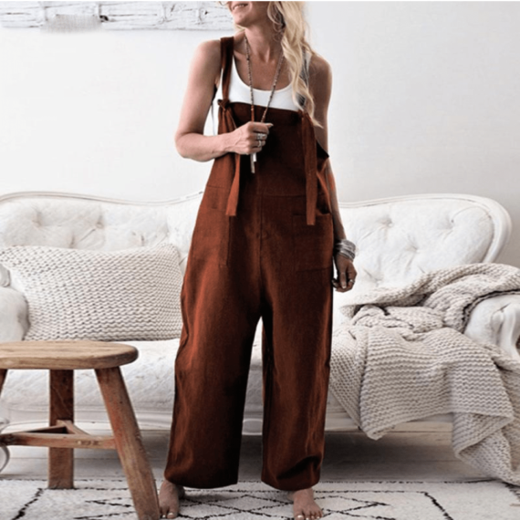 Loose Vintage Plus Size Overall - Image 3