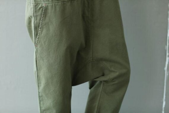 Army Green Loose Overall For Women - Image 8