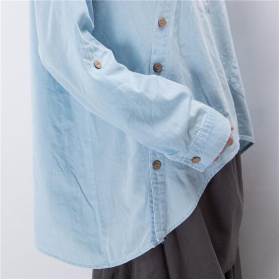 Baby Blue Button Up Shirt  | Zen - Image 10