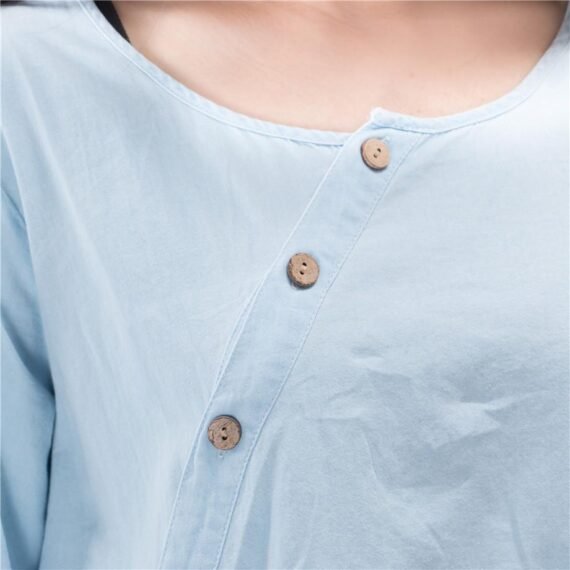 Baby Blue Button Up Shirt  | Zen - Image 6