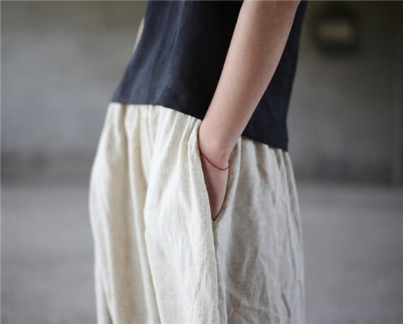 Flowy & Free Linen Palazzo Pants  | Zen - Image 5