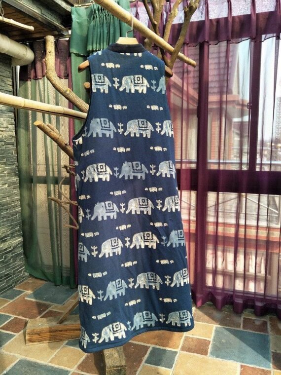 Chinese Elephant Long Sleeveless Vest - Image 3