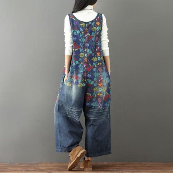 Floral Vintage 90s Overall - Image 5