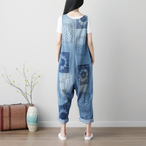 Mandala Denim Overall - Image 3