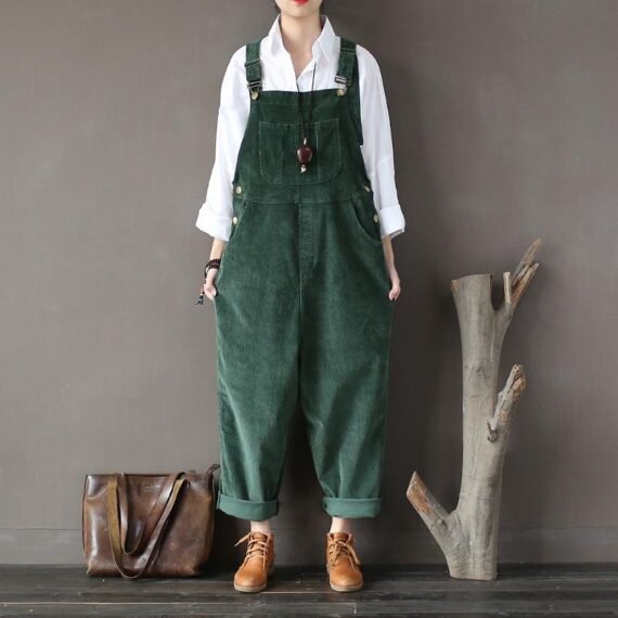 Green Corduroy Overall - Image 2