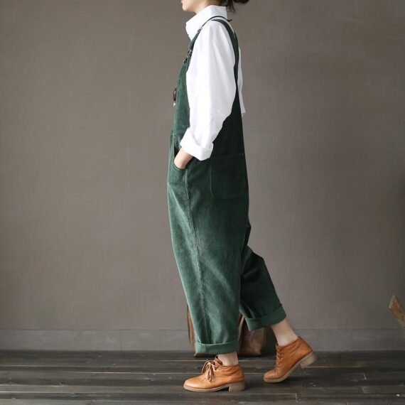 Green Corduroy Overall - Image 3