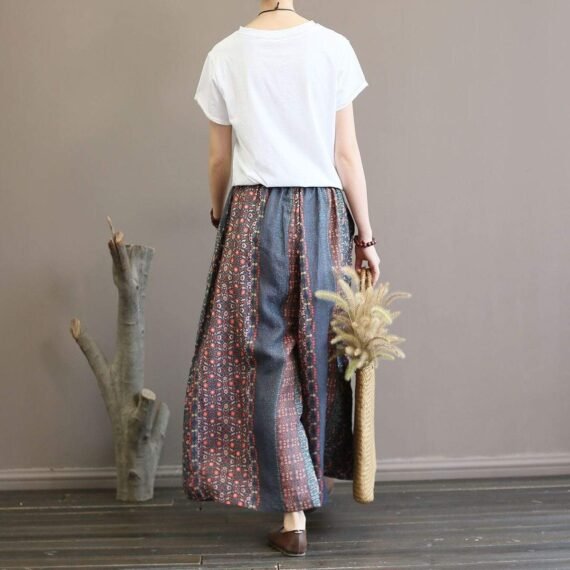 Tribal Ramie Palazzo Pants | Hippie - Image 2