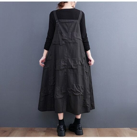 Temperament Loose Overall Dress - Image 3