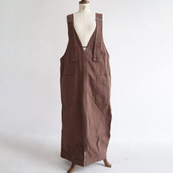 Grunge Style Loose Overall Dress - Image 7