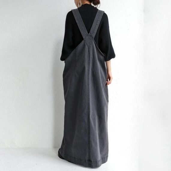 Grunge Style Loose Overall Dress - Image 2