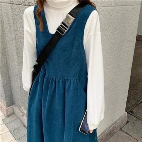 Made It Work Vintage Overall Dress - Image 2